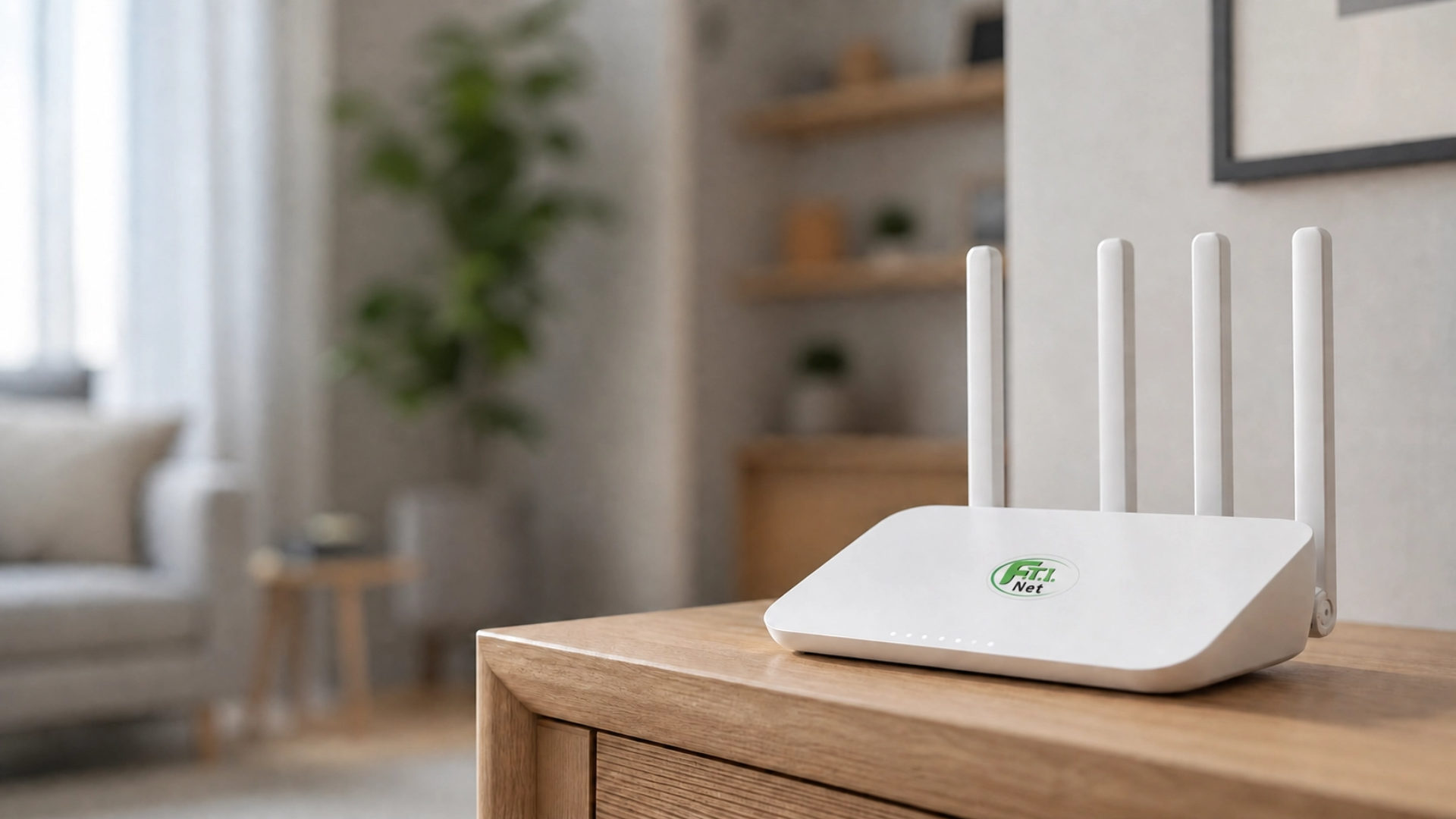 Wi-Fi de fibra da FTI Net